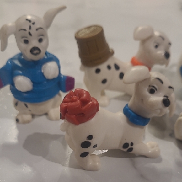 5/32 Disney 101 Dalmatians - Set Of 6 Disney 90s Figures - Picture 3 of 3